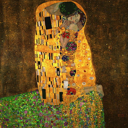 Wall Art - Kissing by Gustav Klimt - Canvas Prints-Poster Prints