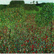 Wall Art -Field of Poppies by Gustav Klimt - Canvas Prints-Poster Prints