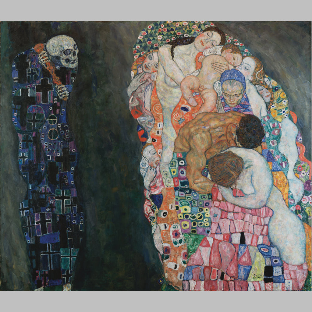 Wall Art -Death and life by Gustav Klimt - Canvas Prints-Poster Prints