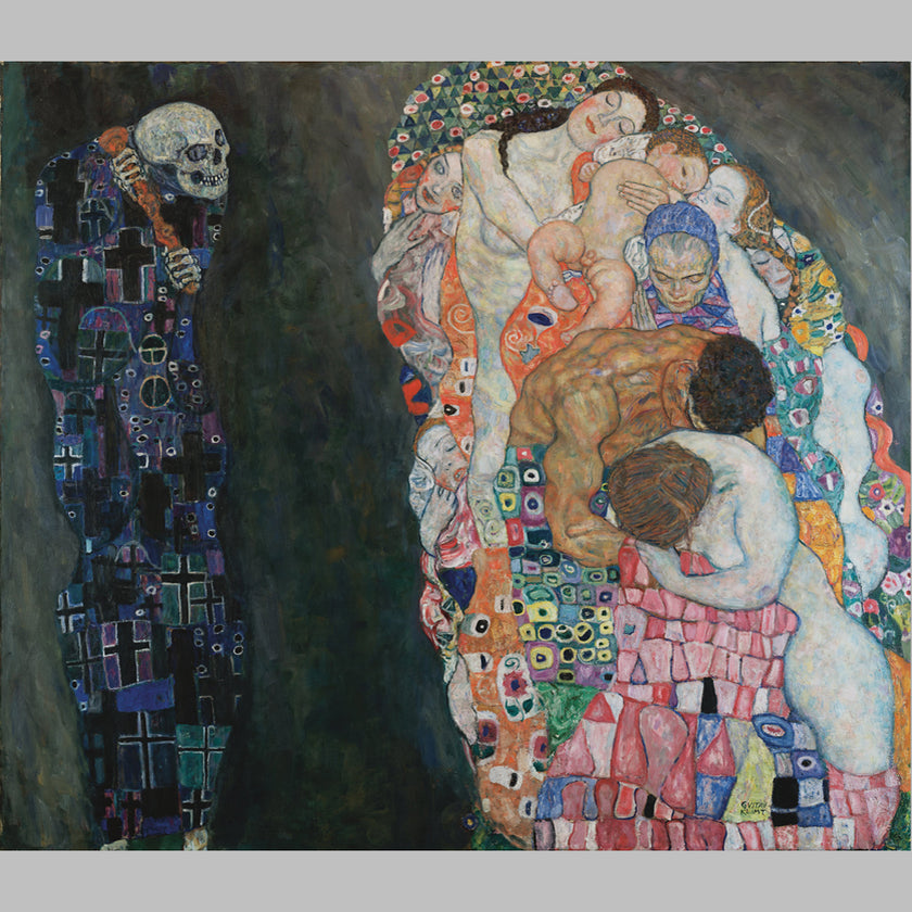 Wall Art -Death and life by Gustav Klimt - Canvas Prints-Poster Prints