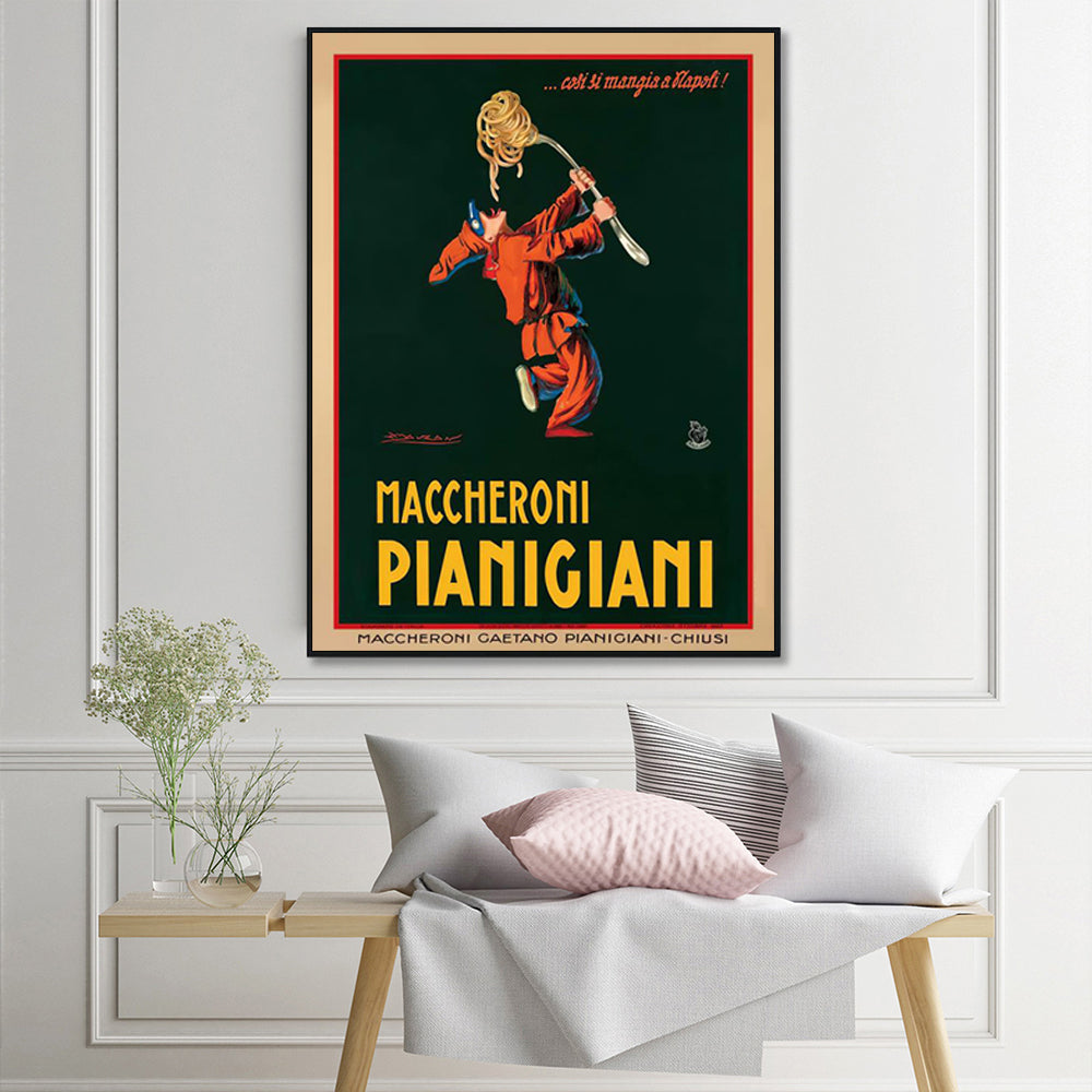 Wall Art - Maccheroni Pianiciani - Canvas Prints-Poster Prints