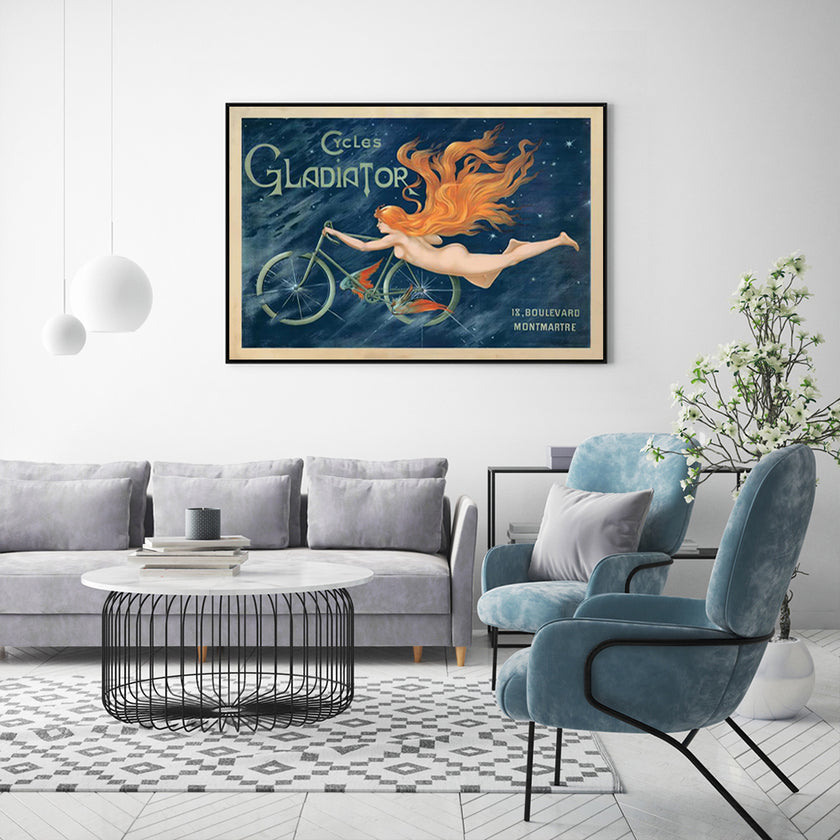 Wall Art - Marchio Art Cycles Gladiator - Canvas Prints-Poster Prints