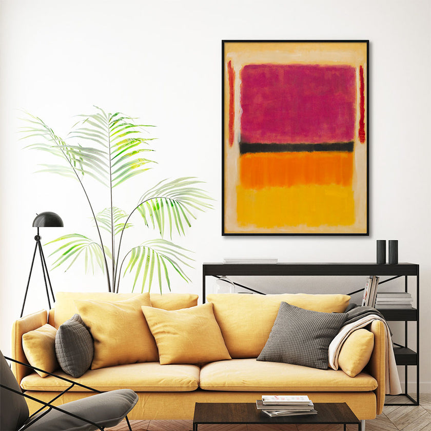 Wall Art - Colourful By Mark Rothko - Canvas Prints-Poster Prints