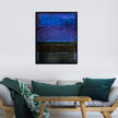 Wall Art - Abstract Blue By Mark Rothko - Canvas Prints-Poster Prints