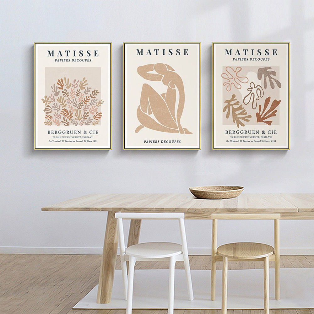 Wall Art  - Matisse Wall Art 3 sets IV- Poster Prints -Canvas Prints