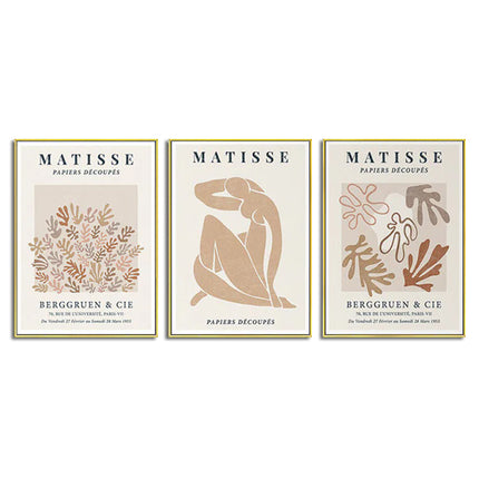 Wall Art  - Matisse Wall Art 3 sets IV- Poster Prints -Canvas Prints