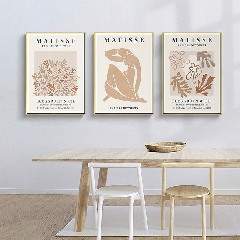 Wall Art  - Matisse Wall Art 3 sets IV- Poster Prints -Canvas Prints