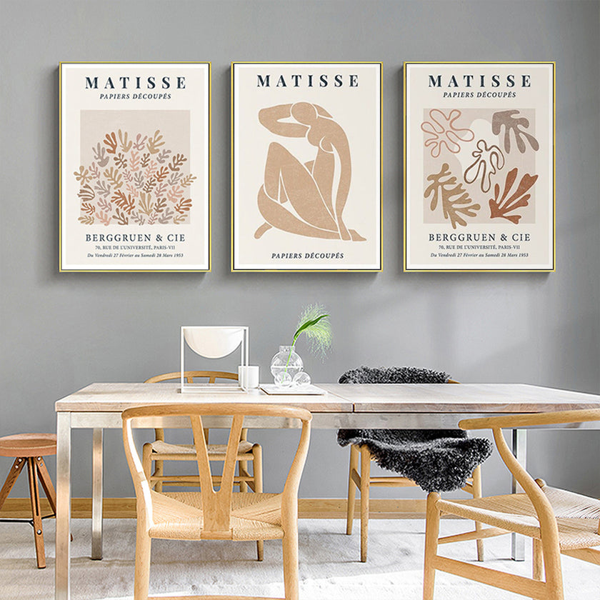 Wall Art  - Matisse Wall Art 3 sets IV- Poster Prints -Canvas Prints