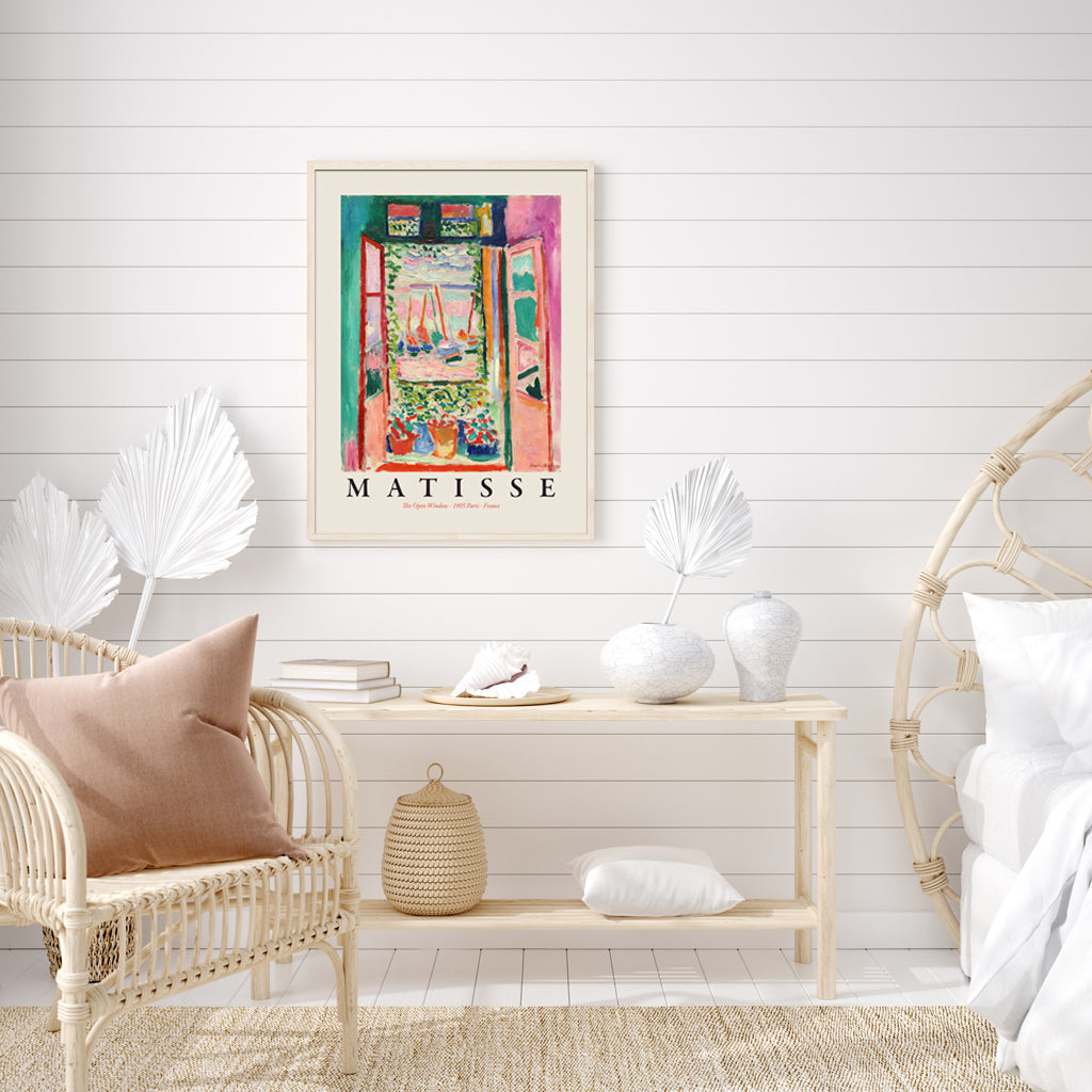 Wall Art - Matisse Open Window - Canvas Prints-Poster Prints