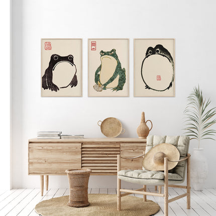 Wall Art - Matsumoto Hoji Japanese (3 Sets) - Poster Prints -Canvas Prints
