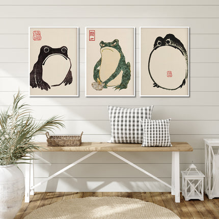 Wall Art - Matsumoto Hoji Japanese (3 Sets) - Poster Prints -Canvas Prints