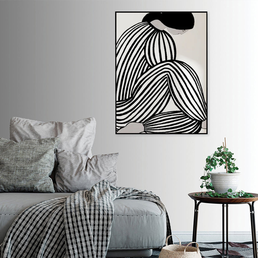 Wall Art - Mid Century Figure - Canvas Prints-Poster Prints