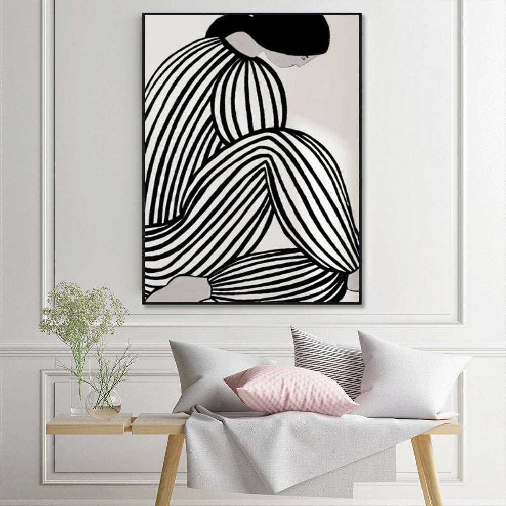 Wall Art - Mid Century Figure - Canvas Prints-Poster Prints