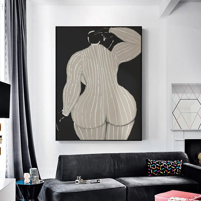 Wall Art - Mid Century Lady - Canvas Prints-Poster Prints