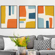 Wall Art - Mid Century Modern Art (3 Sets) - Poster Prints -Canvas Prints