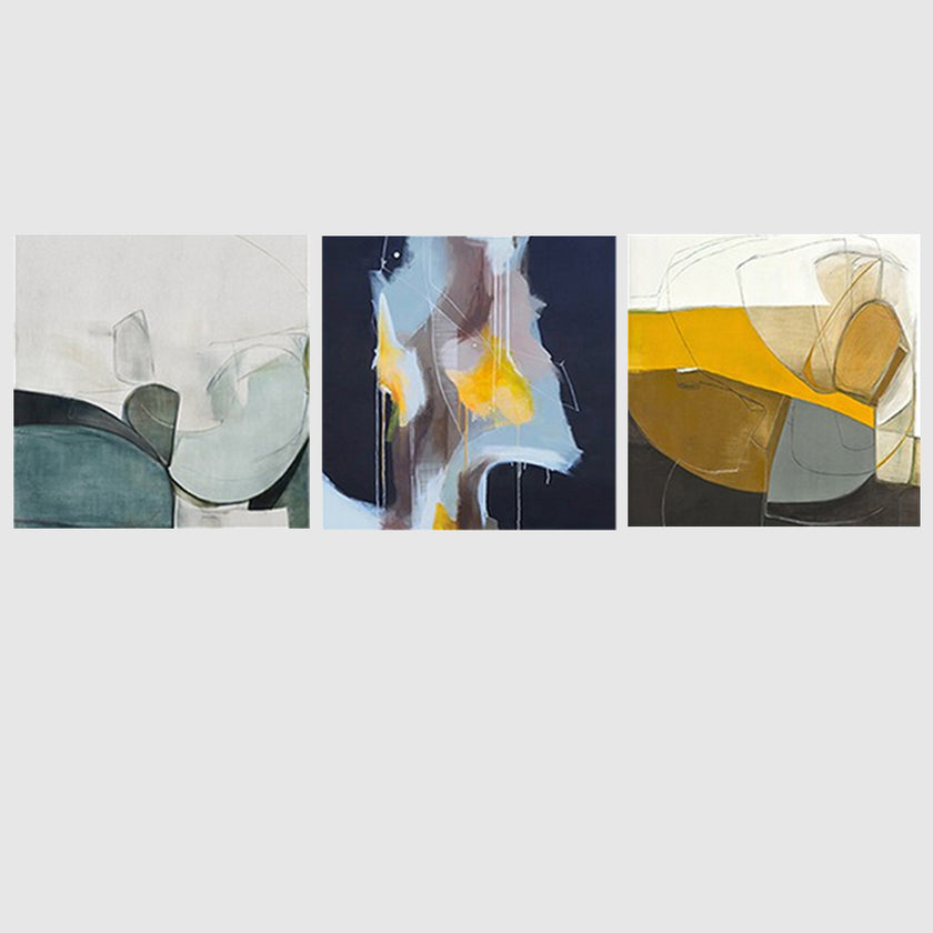 Abstracts Art - Print Wall Art - Abstract midnight colour - Canvas Prints-Poster Prints
