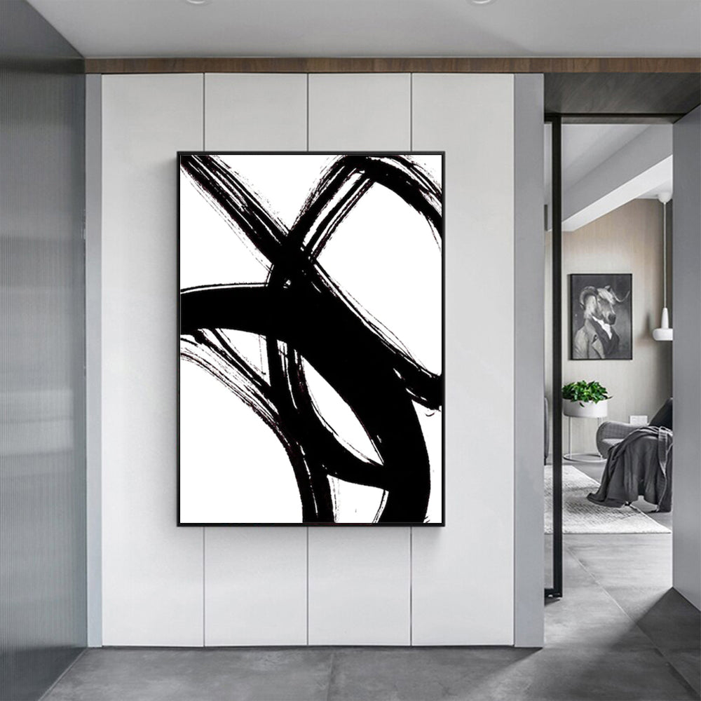 Wall Art - Minimalist Black - Canvas Prints-Poster Prints