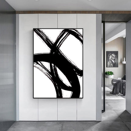 Wall Art - Minimalist Black - Canvas Prints-Poster Prints