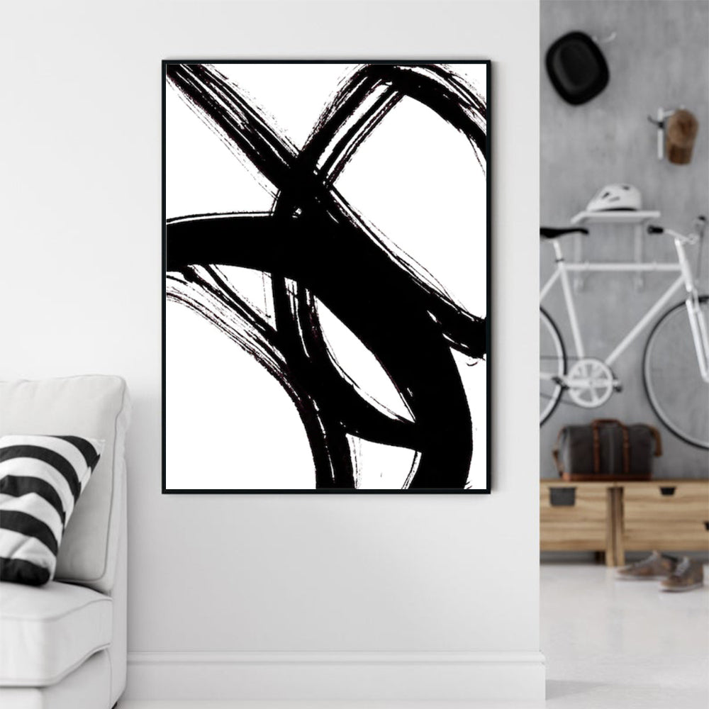 Wall Art - Minimalist Black - Canvas Prints-Poster Prints
