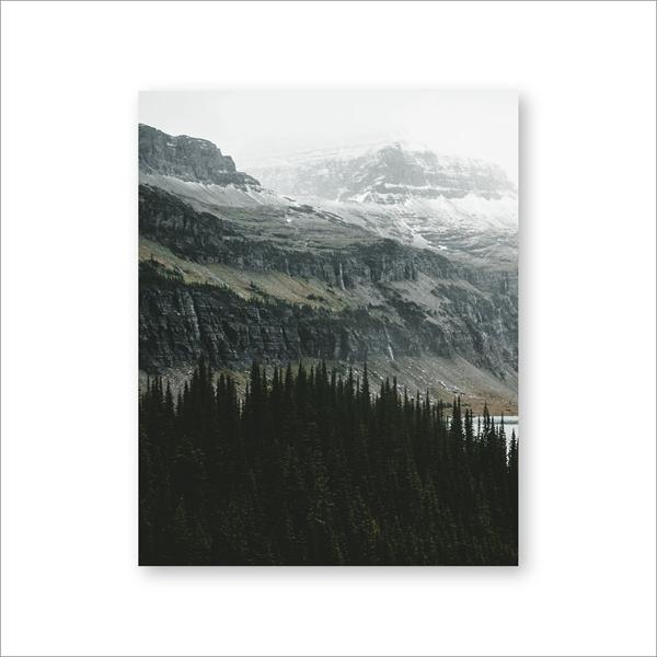 Wall Art prints -Misty Mountain Forest Lake 3 sets - Poster Prints -Canvas Prints