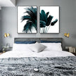 Wall art - Modern Dark Green Palm Tree II - Canvas Prints - Poster Prints