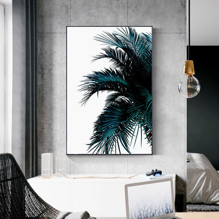 Wall art - Modern Dark Green Palm Tree II - Canvas Prints - Poster Prints