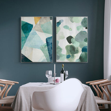 Wall art -Green Marble 2 sets- Canvas Prints- Poster Prints