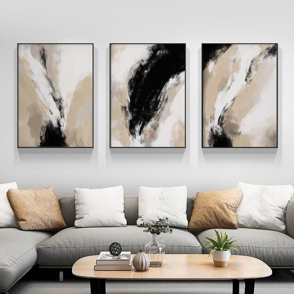 Wall Art - Modern Neutral Abstract (3 sets) - Canvas Prints-Poster Prints