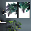 Wall art - Pine Green Leaves 2 sets- Canvas Prints- Poster Prints