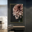 Wall art - Modern Pink Dahlia Floral - Canvas Prints - Poster Prints