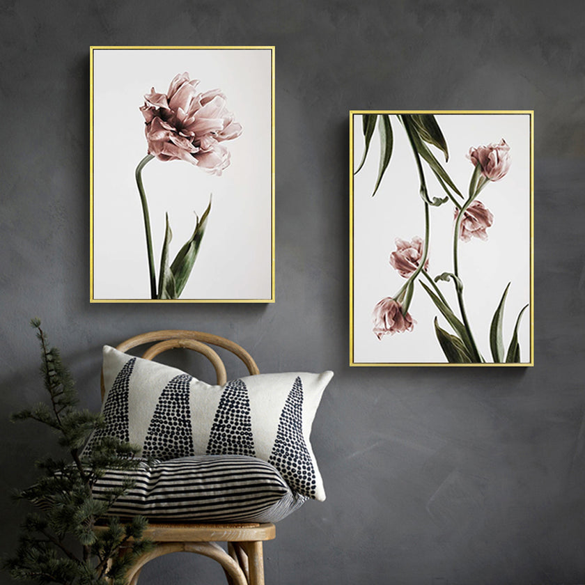 Wall art - Tulip Flower 2 sets- Canvas Prints- Poster Prints
