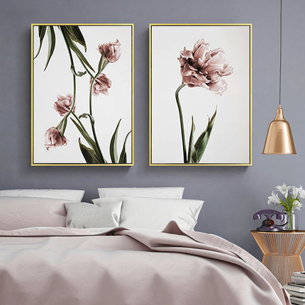 Wall art - Tulip Flower 2 sets- Canvas Prints- Poster Prints