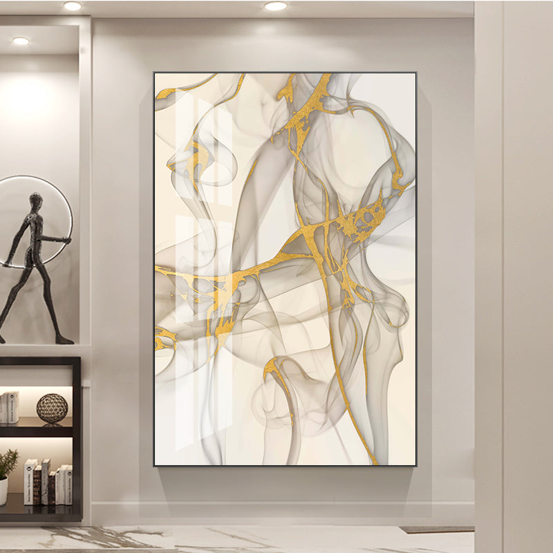 Wall Art - Modern Abstract Gold - Canvas Prints-Poster Prints