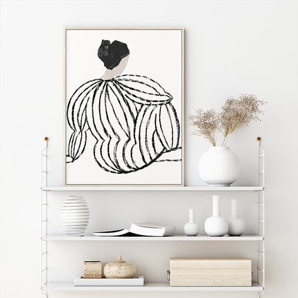 Wall Art - Modern Lady - Canvas Prints-Poster Prints