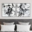 Wall Art - Monotype Scribble II (2 sets)- Canvas Prints-Poster Prints