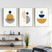 Wall Art - Mustard Yellow ( 3 sets )- Poster Prints -Canvas Prints
