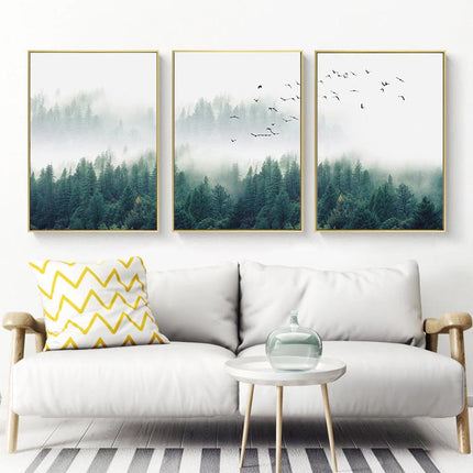 Wall Art prints -Mystical Forest 3 sets - Poster Prints -Canvas Prints