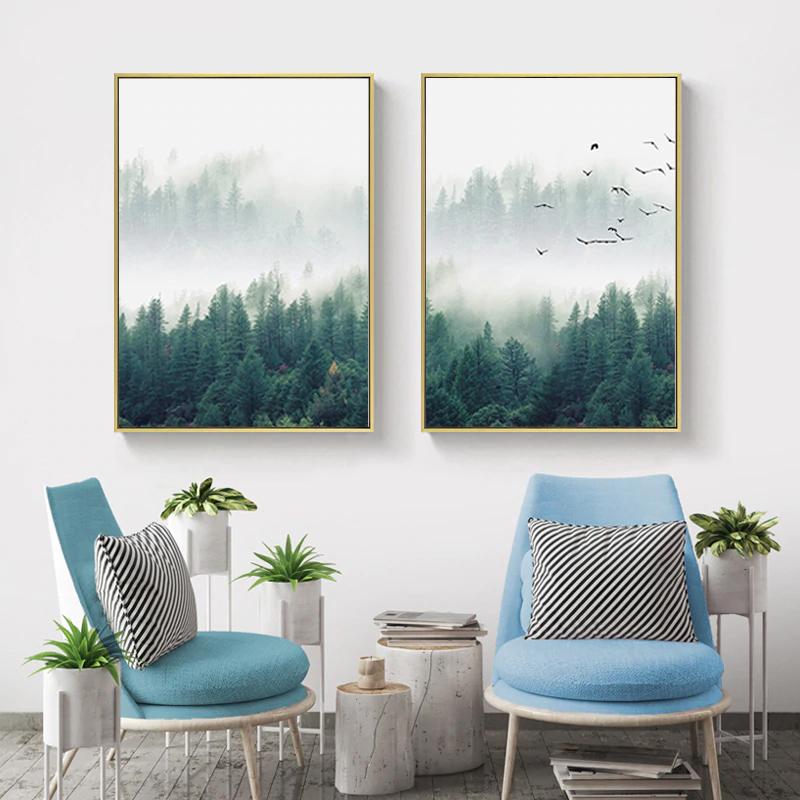 Wall Art prints -Mystical Forest 3 sets - Poster Prints -Canvas Prints