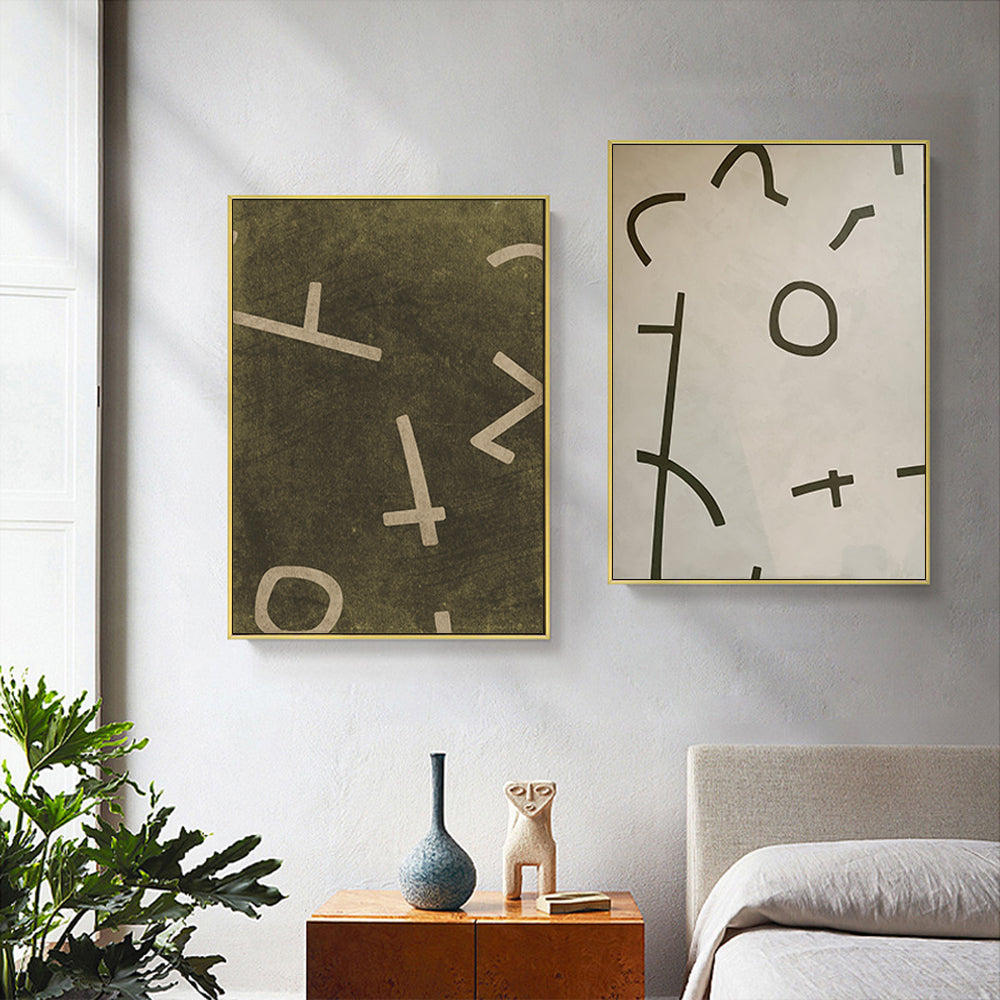 Wall art - Neutral Composition (2 sets)- Canvas Prints- Poster Prints