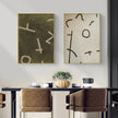 Wall art - Neutral Composition (2 sets)- Canvas Prints- Poster Prints
