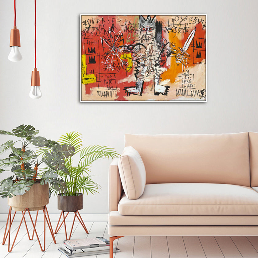 Wall Art - Neo Expressionist By Michel Basquiat - Canvas Prints-Poster Prints
