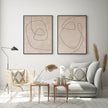 Wall art - Neutral Abstract (2 sets)- Canvas Prints- Poster Prints