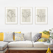Wall Art - Neutral Flowers (3 sets) - Canvas Prints-Poster Prints