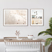 Wall Art - Surfboard Coastal Beach (2 sets) - Canvas Prints-Poster Prints