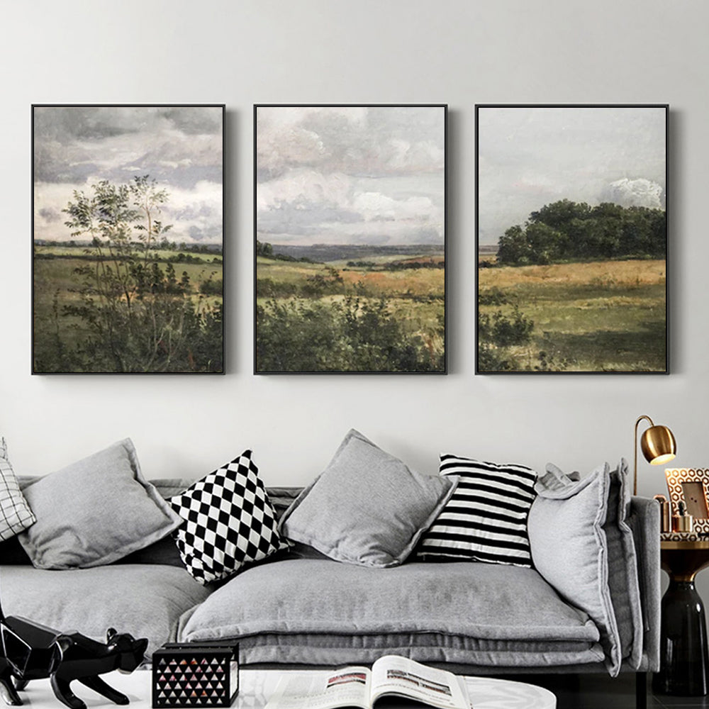 Wall Art - Neutral Country (3 sets) - Canvas Prints-Poster Prints