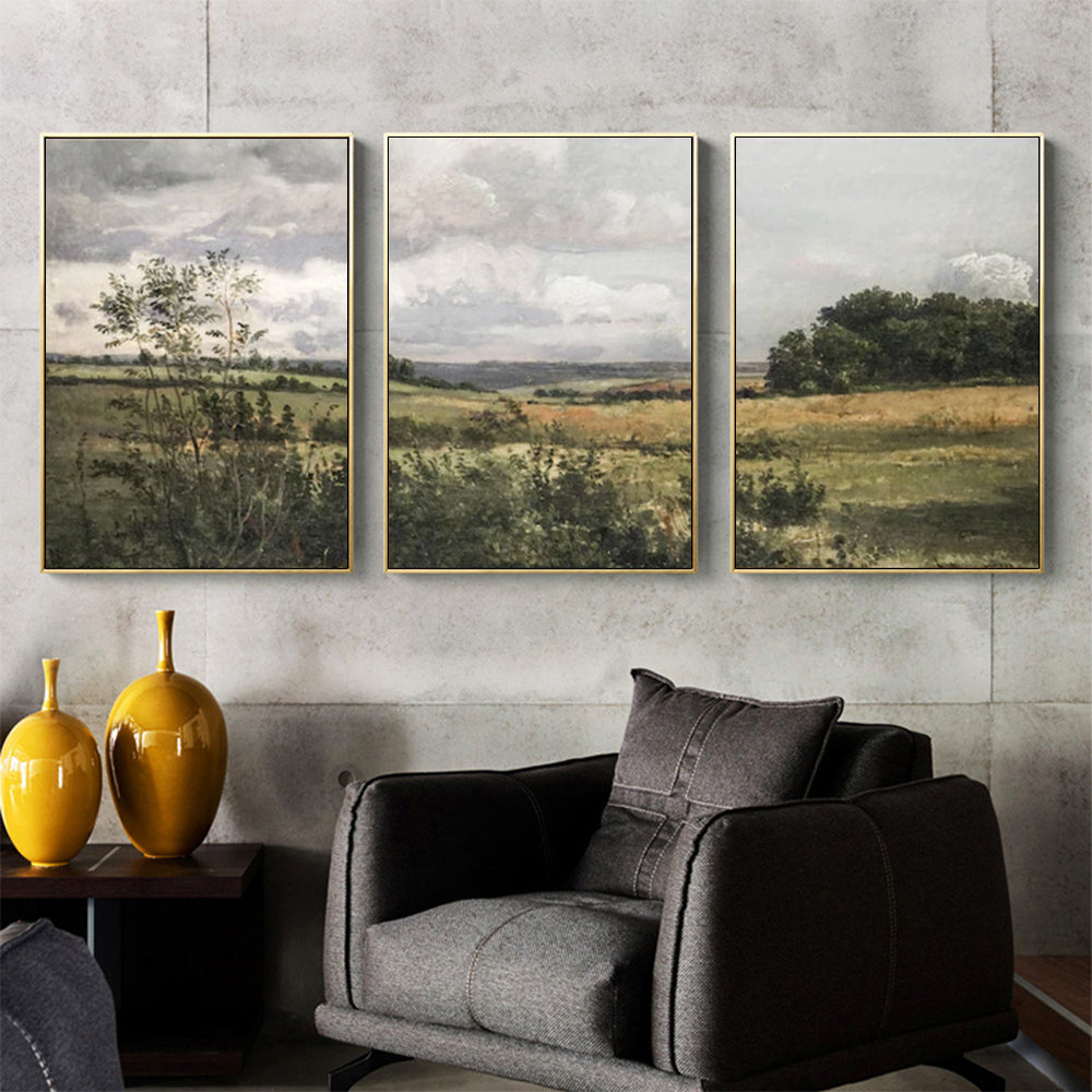 Wall Art - Neutral Country (3 sets) - Canvas Prints-Poster Prints