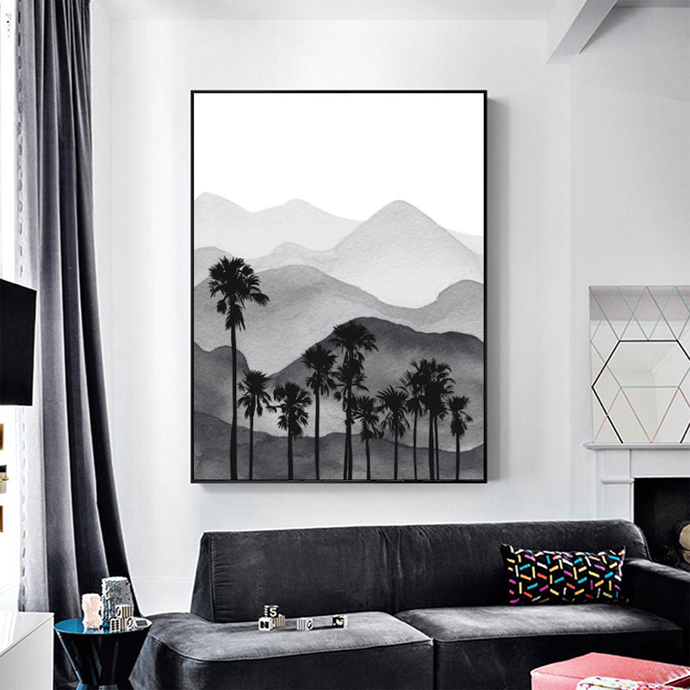 Wall Art - Neutral Mountain - Canvas Prints-Poster Prints