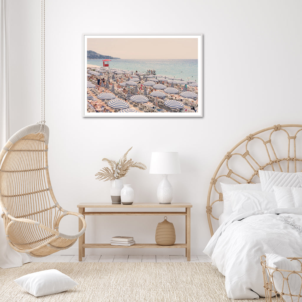 Wall Art - Nice Beach Umbrealla - Canvas Prints-Poster Prints