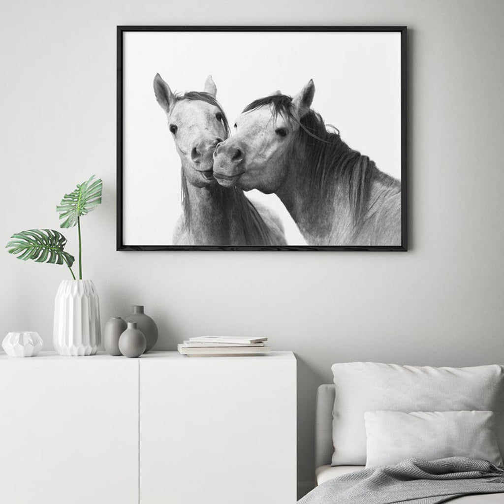 Wall art - Nursery horses - Canvas Prints - Poster Prints