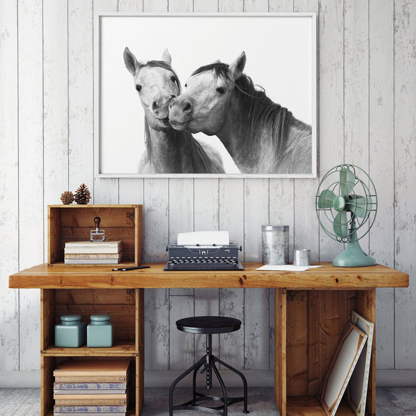 Wall art - Nursery horses - Canvas Prints - Poster Prints